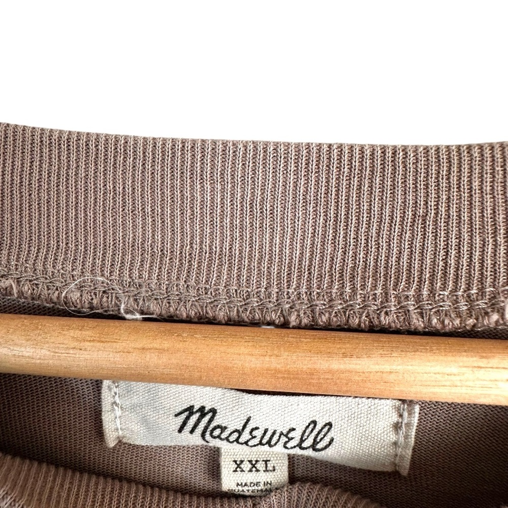 Madewell Plus Supima Cotton Essential Long-Sleeve Tee Size XXL - Picture 4 of 4